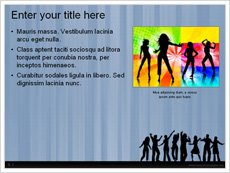 Powerpoint Templates Dance Theme