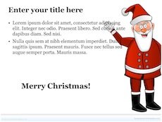 Keynote christmas santa template