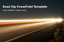 Road Trip PowerPoint Template - Road trip