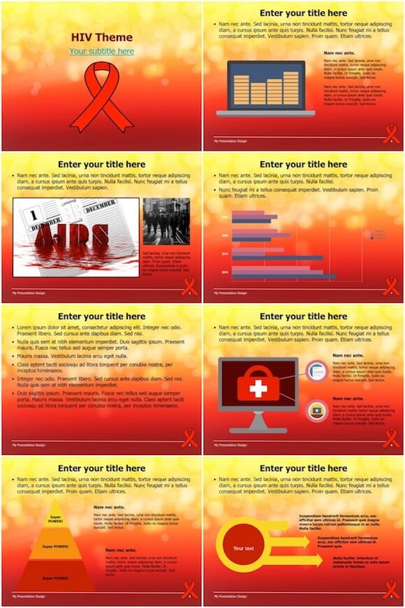 HIV AIDS PowerPoint Template FREE 7194 Hot Sex Picture