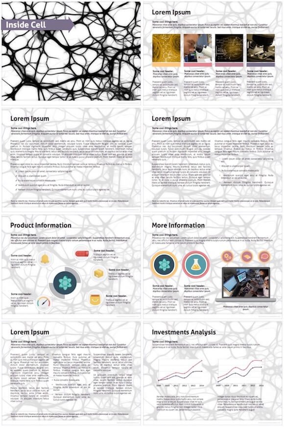 free neuron powerpoint template