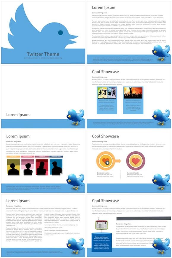 twitter template for powerpoint