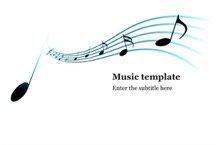 Music Theme Powerpoint Template 1 - Music