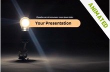 Light Bulb Powerpoint Template 12 - Light Bulb