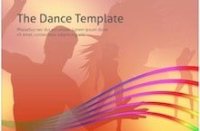 Music Dance PowerPoint Template - Music And Dance