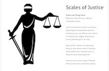 Scales Of Justice PowerPoint Template - Scales Of Justice