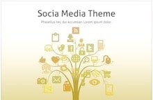 Social Media PowerPoint Template - Social Media