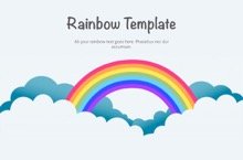 Rainbow PowerPoint Template - Rainbow