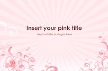 Pink Keynote Template - Pink