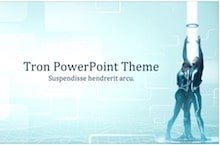 Tron PowerPoint Template - Tron