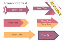 PowerPoint Arrows with Text - PowerPoint Arrows 2