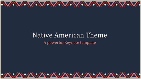 native american powerpoint template free
