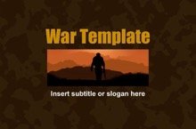 War PowerPoint Template - War