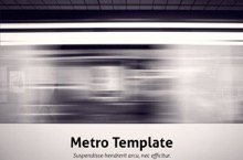 Metro PowerPoint Template FF - Underground Subway