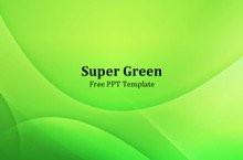 Bright Green PowerPoint Template - Bright Green