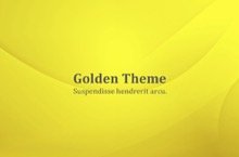 Golden PowerPoint Template - Golden