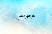 Paint Splash PowerPoint Template - Paint Splash