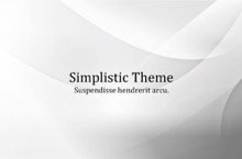 Simplistic PowerPoint Template - Simplistic
