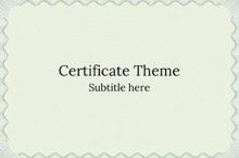 Certificate PowerPoint Template - Certificate
