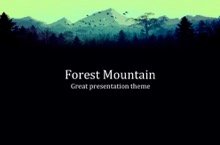Forest PowerPoint Template - FREE