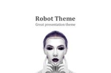 Robot PowerPoint Template - FREE
