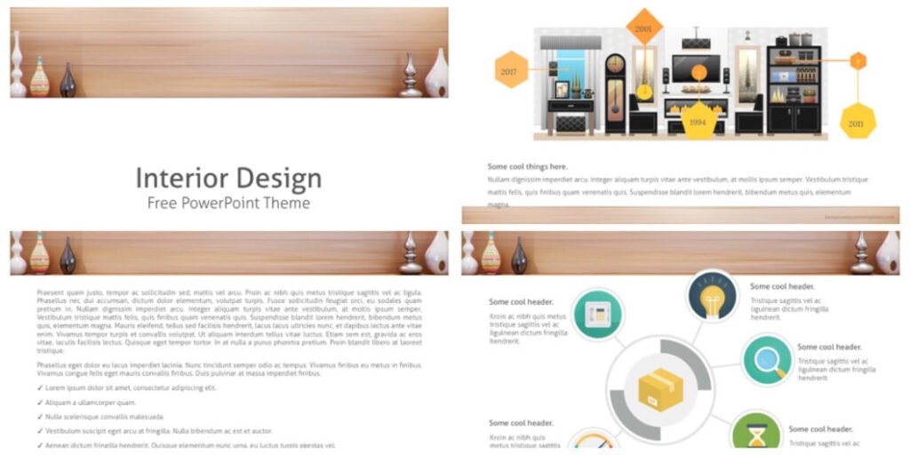 Interior Design PowerPoint template - FREE!