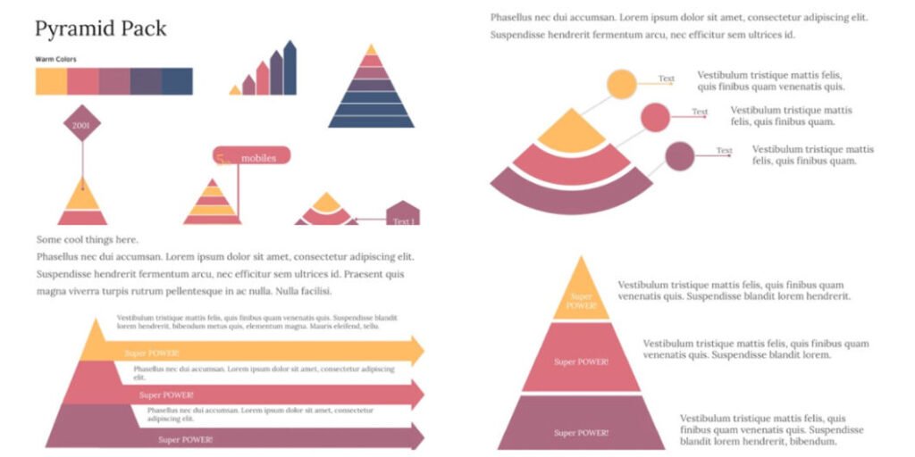 Pyramid Design Menu Display Pyramid Template - Free!