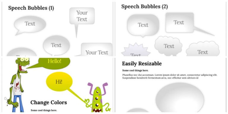 Speech bubbles