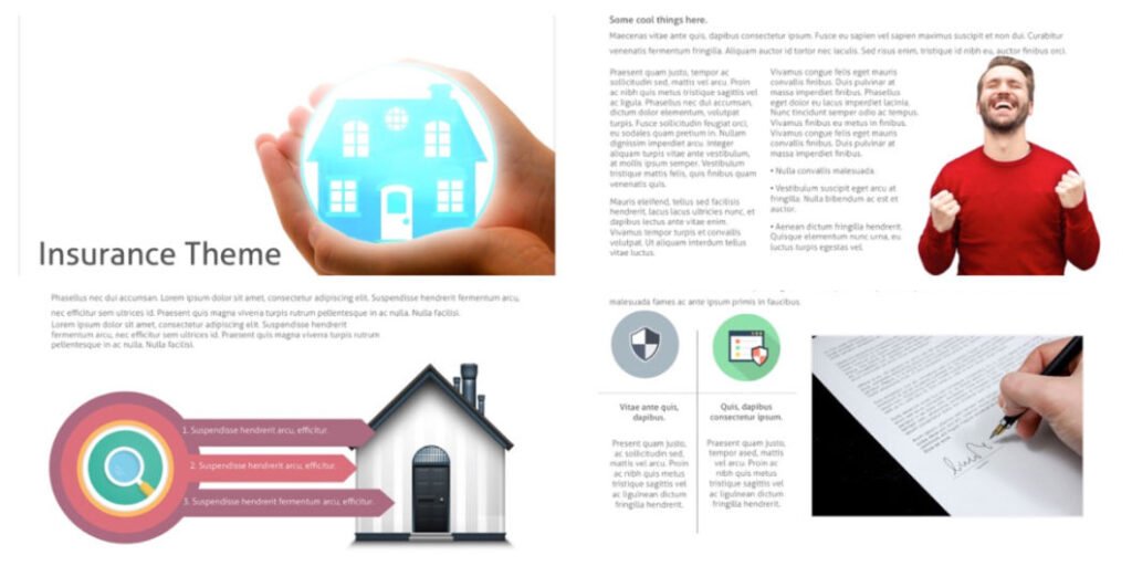 Insurance Powerpoint Theme Free House Insurance PowerPoint template - FREE!
